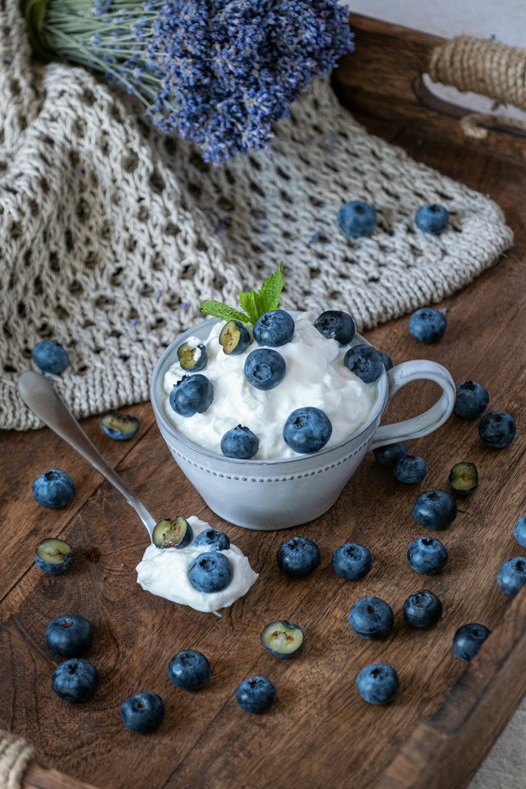 fresh berries on breakfast